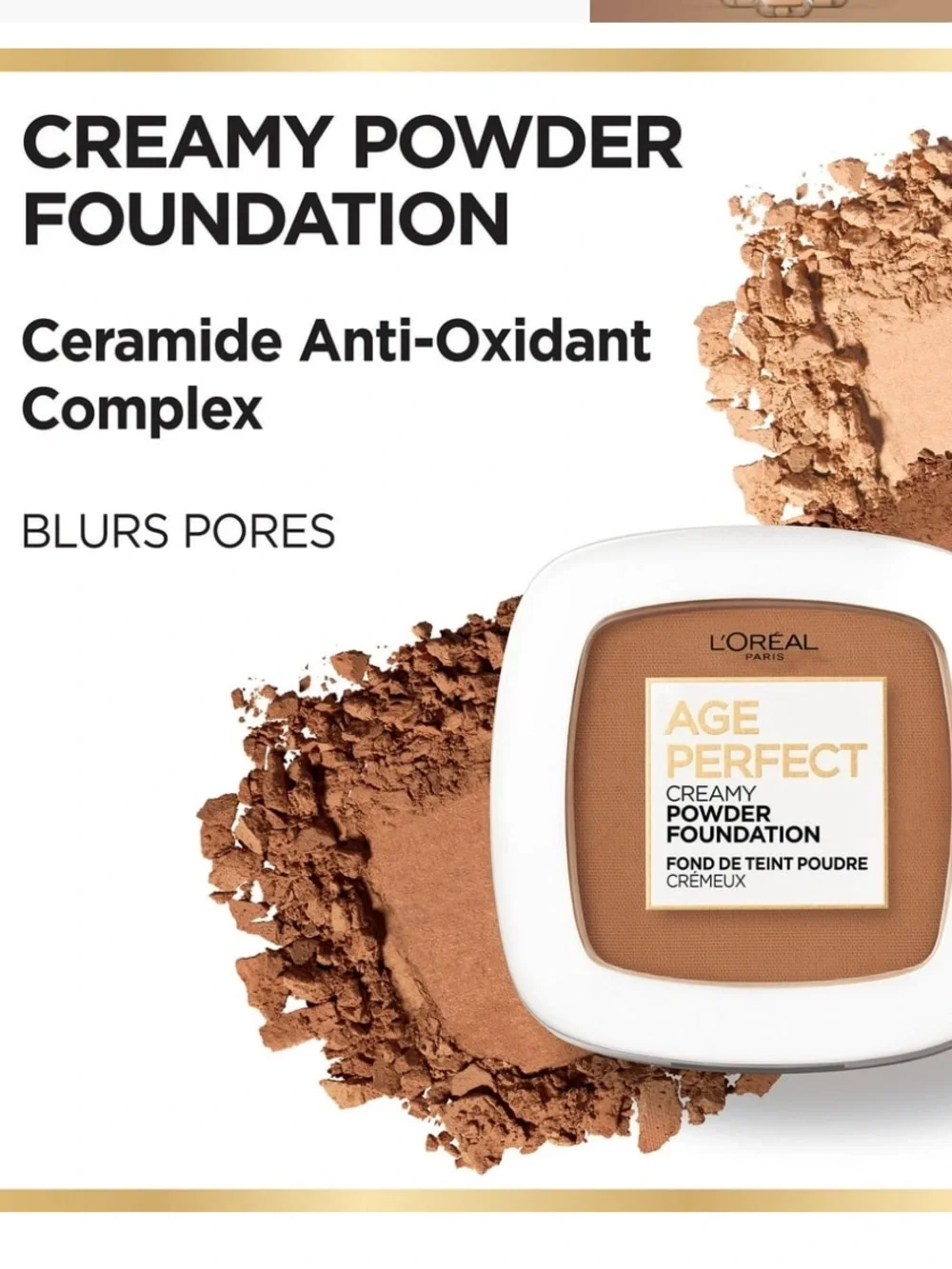 L’Oréal New Age Perfect Creamy Powder Foundation - 350 Classic Tan